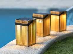 New Garden Okinawa lantaarn solar oplaadbaar dimbaar 14x,5x14,5x24cm