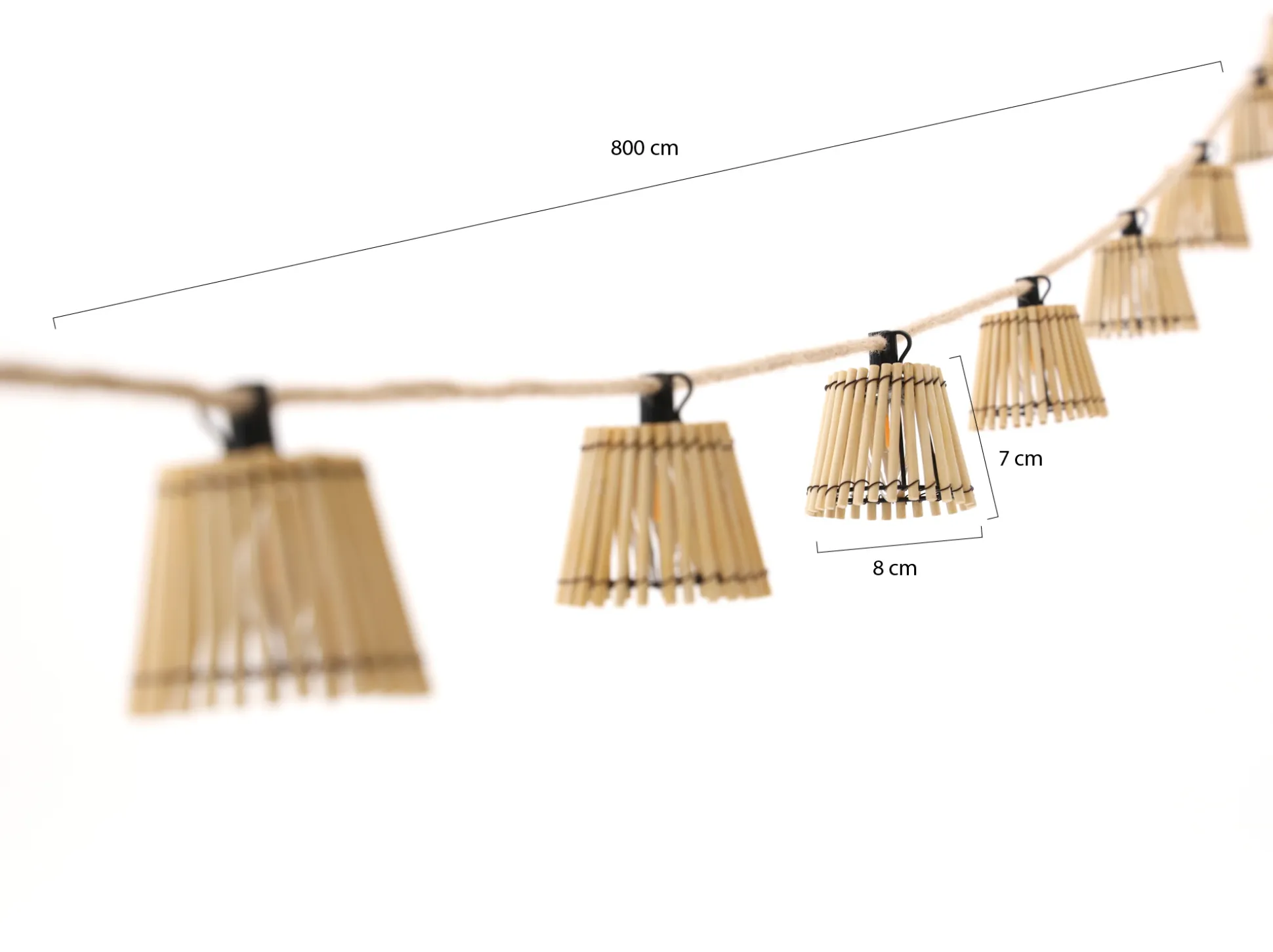 New Garden Okinawa lichtslinger led met kabel 800cm