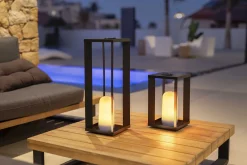 New Garden Siroco lantaarn led oplaadbaar dimbaar ø 18cm (h: 30cm)