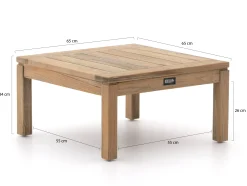 ROUGH Batang bijzet tuintafel 65x65x34cm