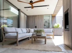 ROUGH Batang hoek loungeset 4-delig