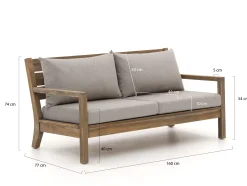 ROUGH Batang lounge tuinbank 160cm