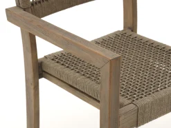 ROUGH Batang Rope dining tuinstoel stapelbaar