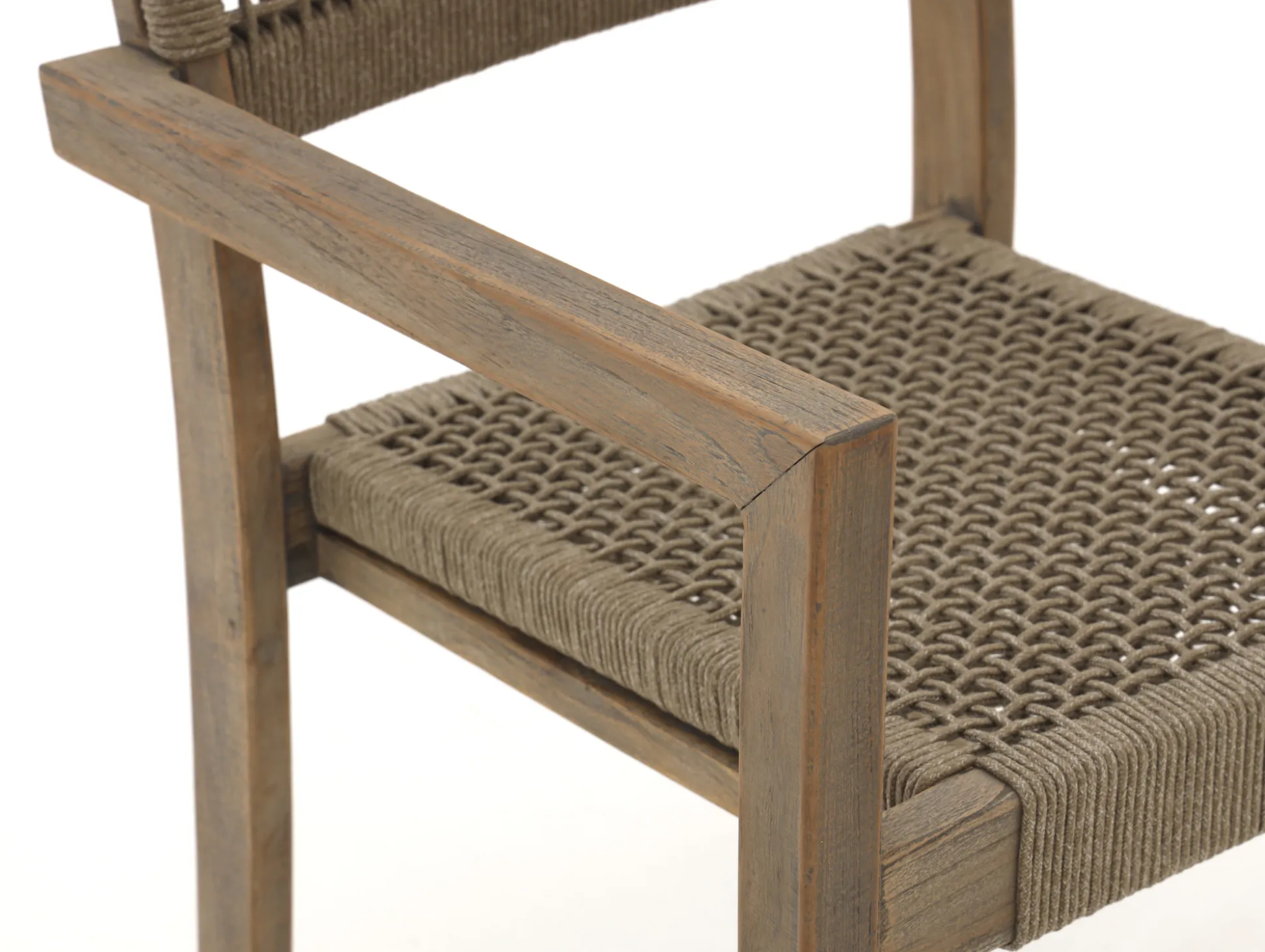 ROUGH-Batang Rope/ROUGH-X 100cm dining tuinset 3-delig stapelbaar