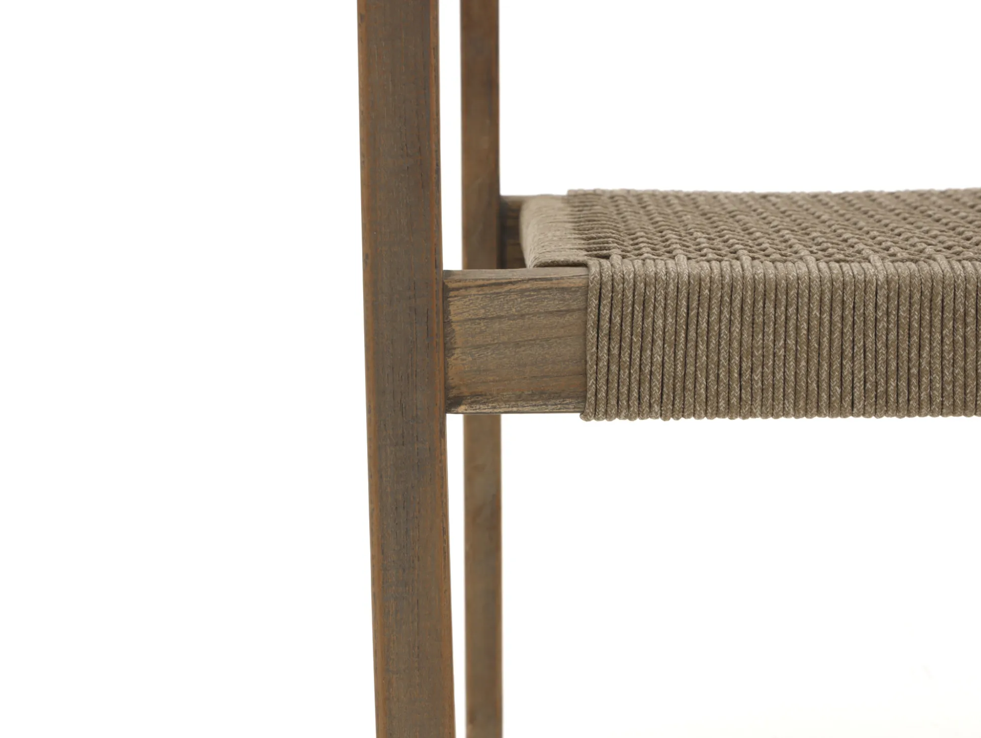ROUGH-Batang Rope/ROUGH-X 100cm dining tuinset 3-delig stapelbaar