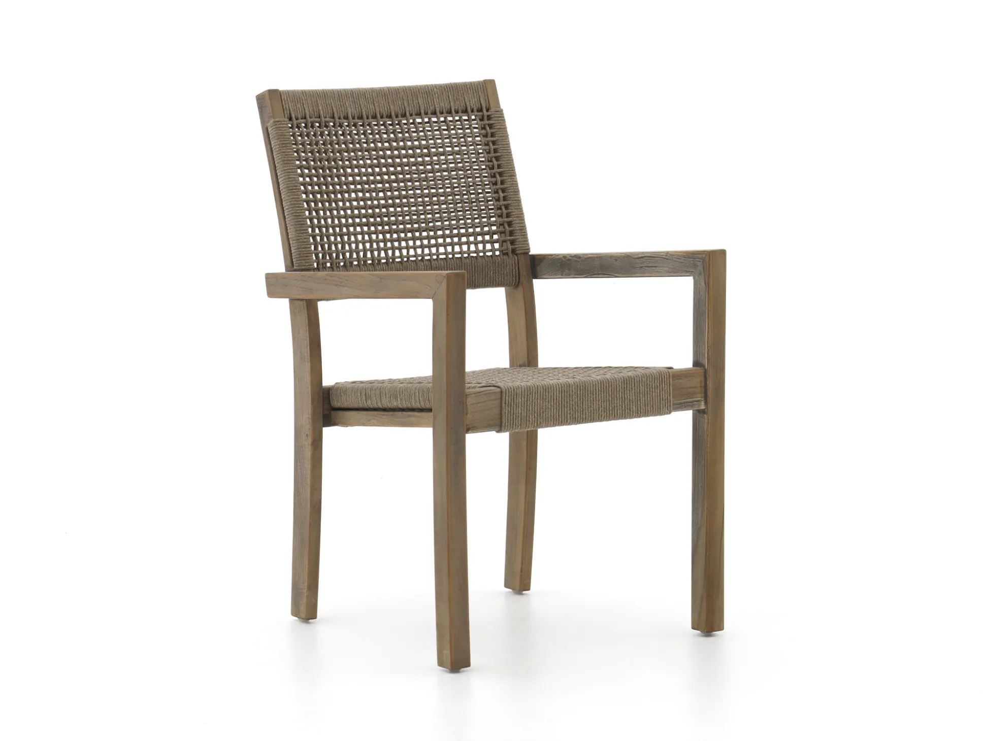 ROUGH-Batang Rope/ROUGH-X 100cm dining tuinset 3-delig stapelbaar