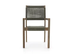 ROUGH-Batang Rope/ROUGH-X 100cm dining tuinset 3-delig stapelbaar