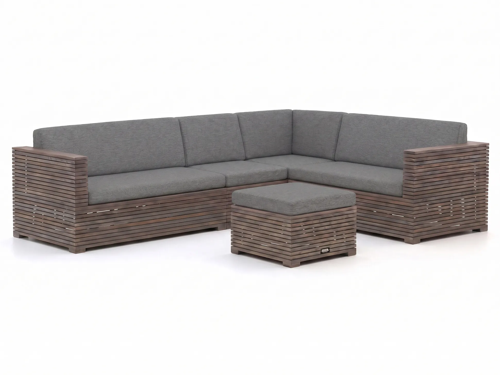 ROUGH-C hoek loungeset 5-delig 6-zits