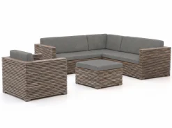 ROUGH-C hoek loungeset 5-delig 6-zits
