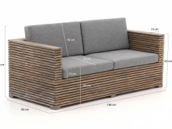 ROUGH-C stoel-bank loungeset 4-delig
