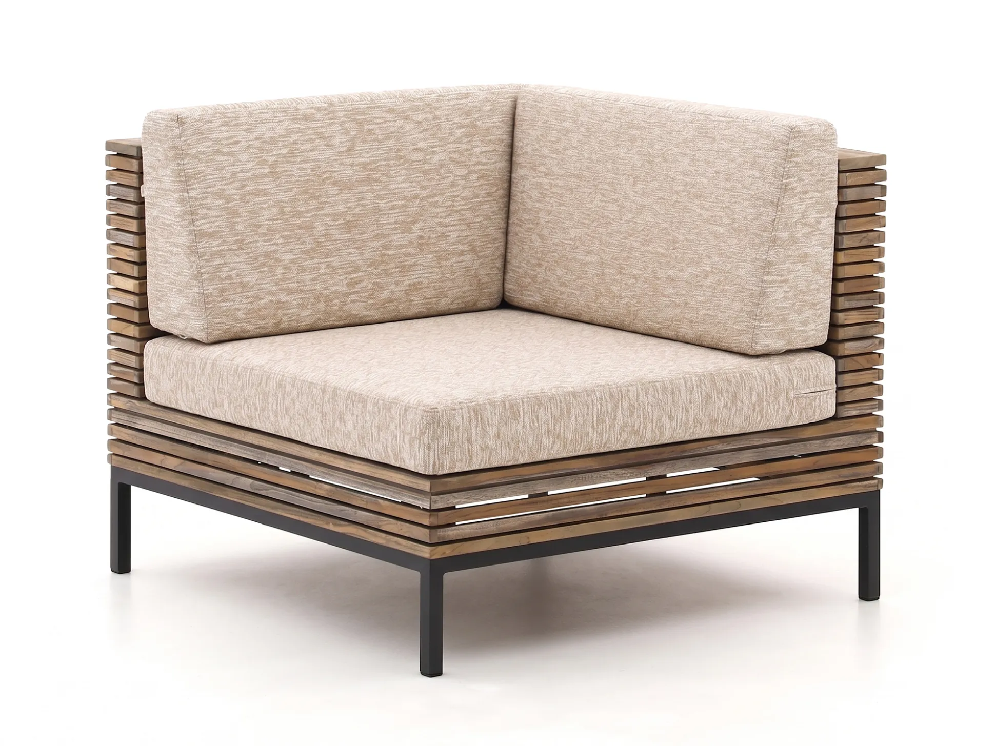 ROUGH-D hoek loungeset 5-delig 6-zits