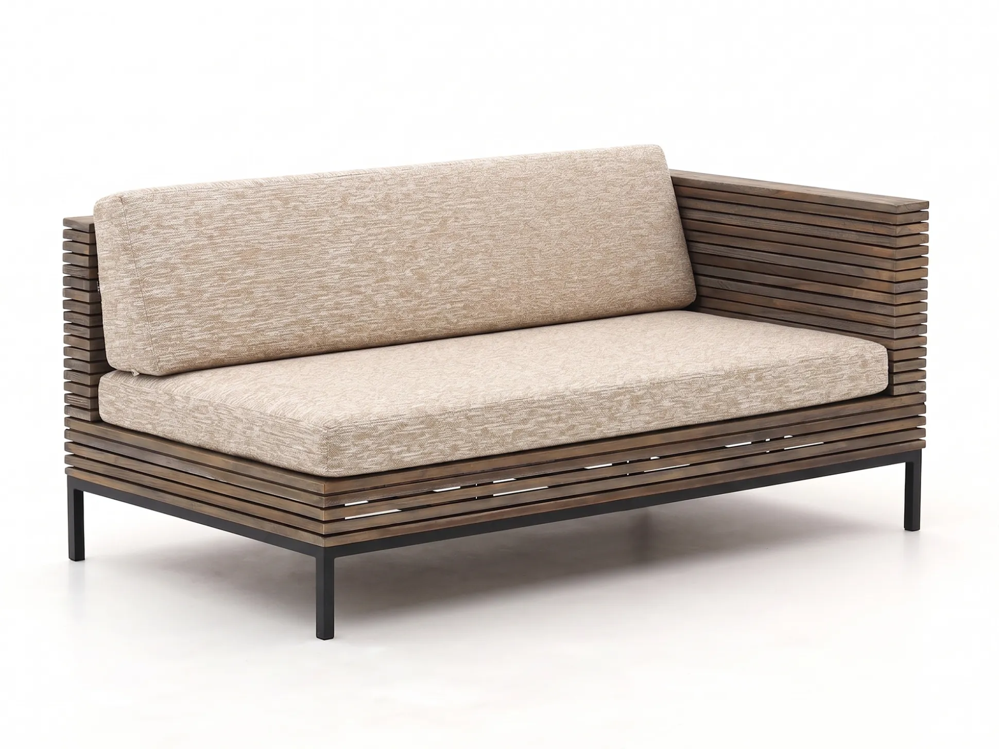 ROUGH-D hoek loungeset 5-delig 6-zits