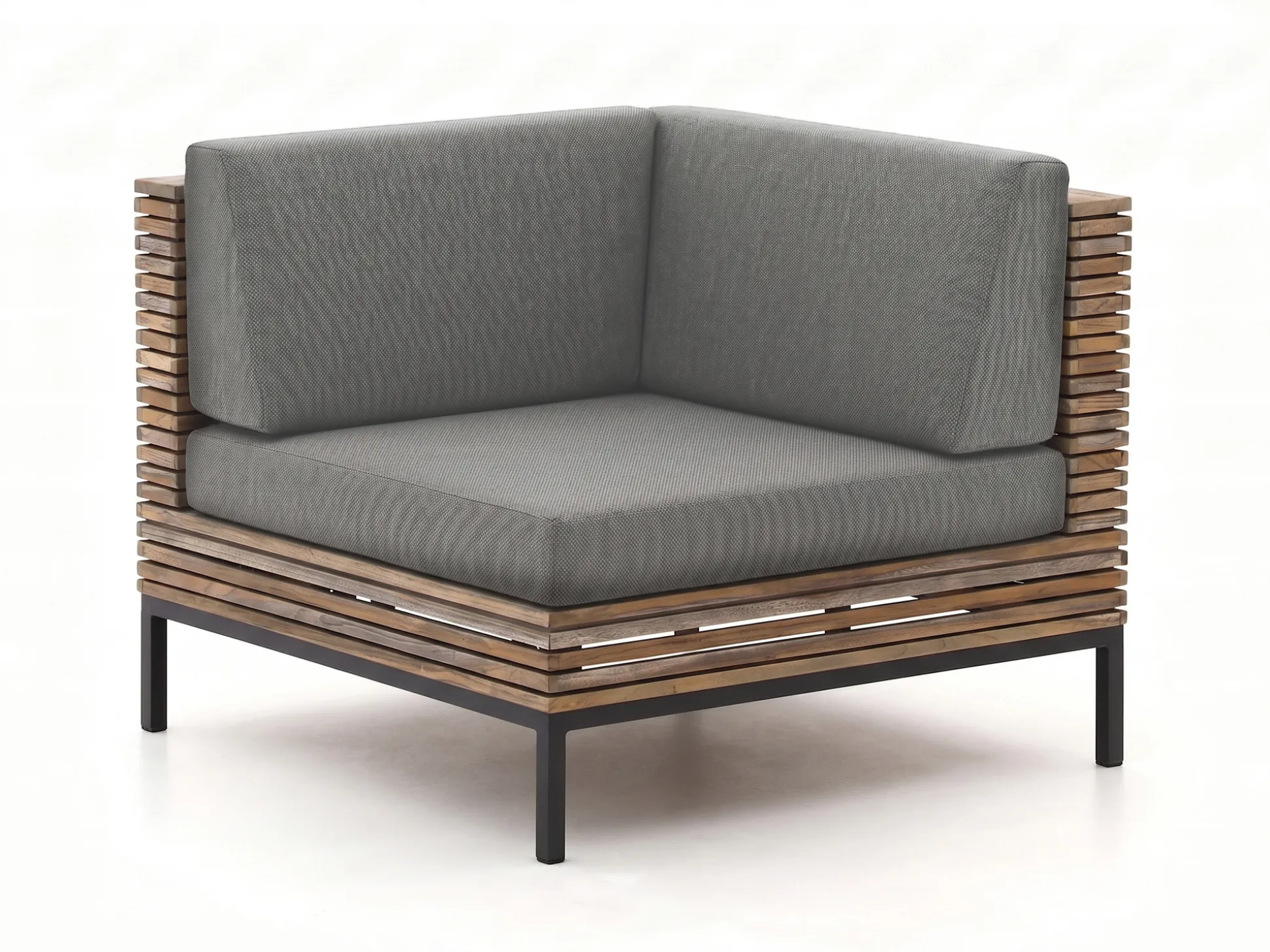 ROUGH-D hoek loungeset 5-delig 6-zits
