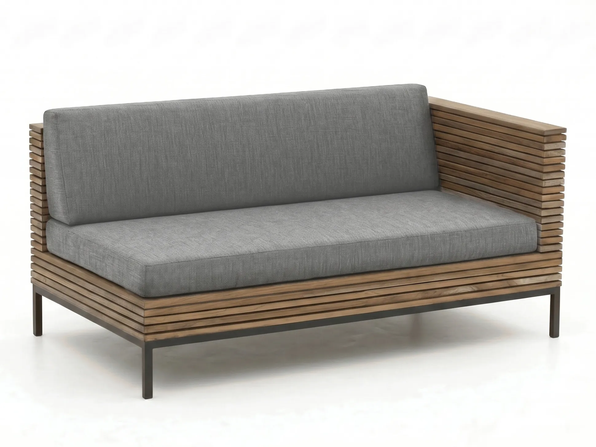 ROUGH-D hoek loungeset 4-delig 5-zits