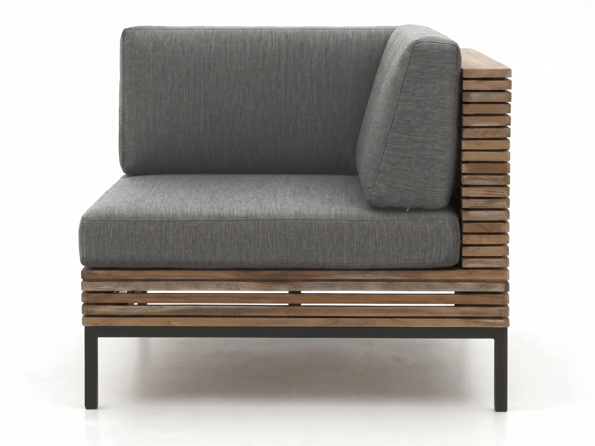 ROUGH-D hoek loungeset 4-delig 5-zits