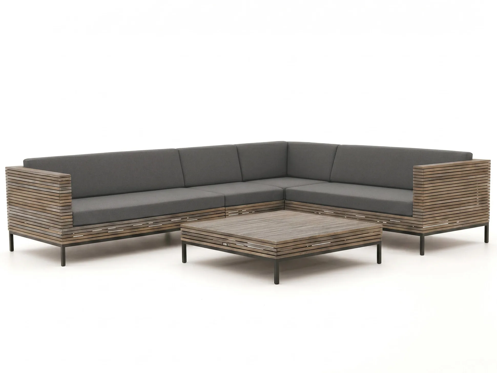 ROUGH-D hoek loungeset 5-delig 6-zits