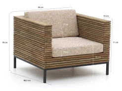 ROUGH-D lounge tuinstoel
