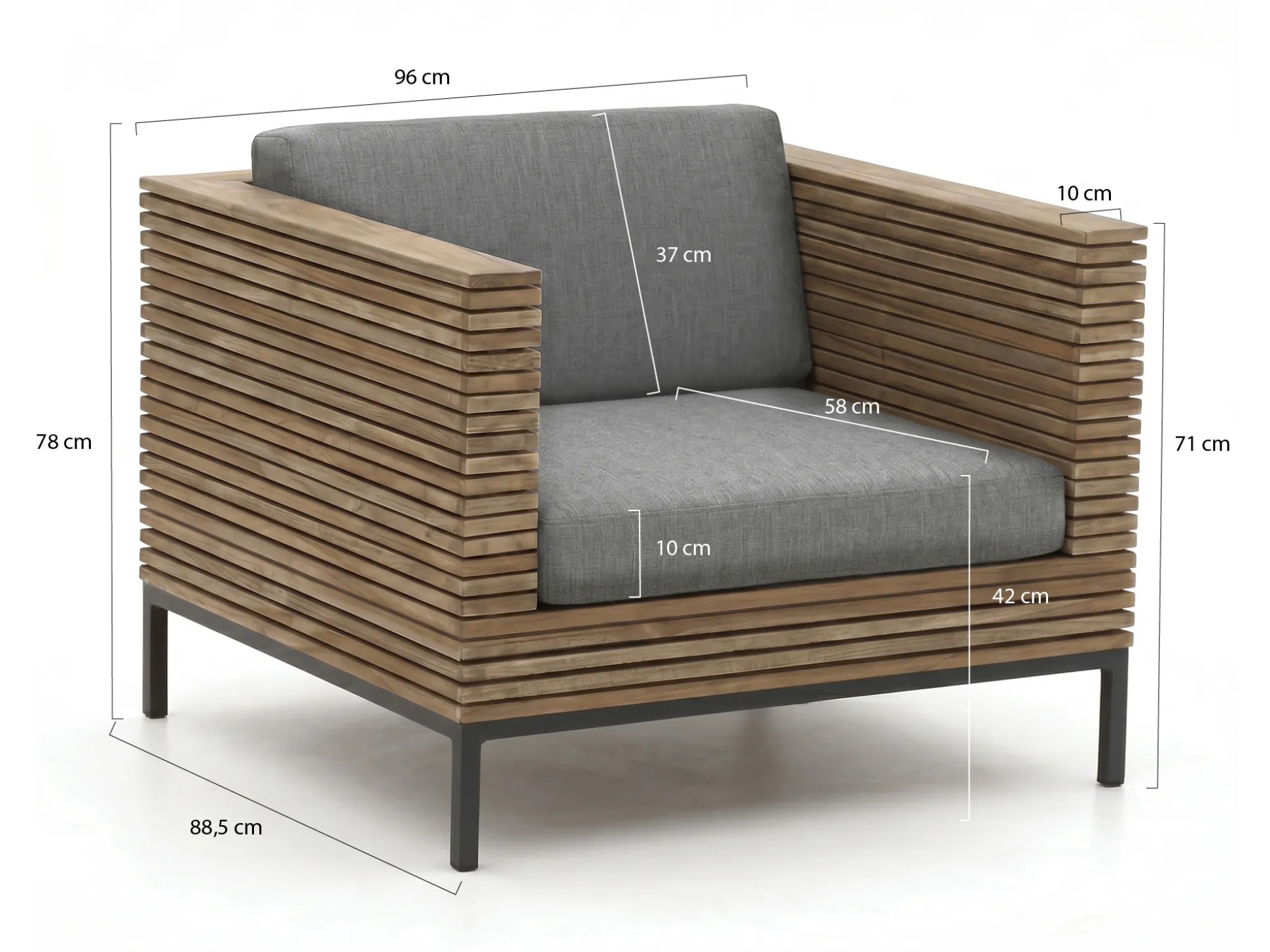 ROUGH-D lounge tuinstoel