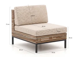 ROUGH-D lounge tussenmodule 70cm