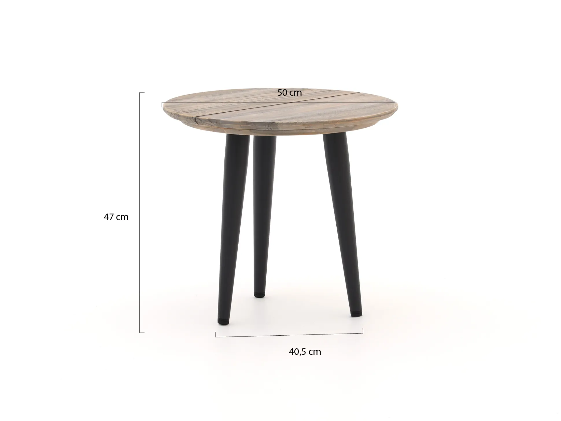 ROUGH-K bijzet tuintafel ø 50cm