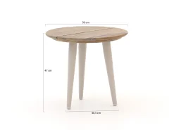 ROUGH-K bijzet tuintafel ø 50cm