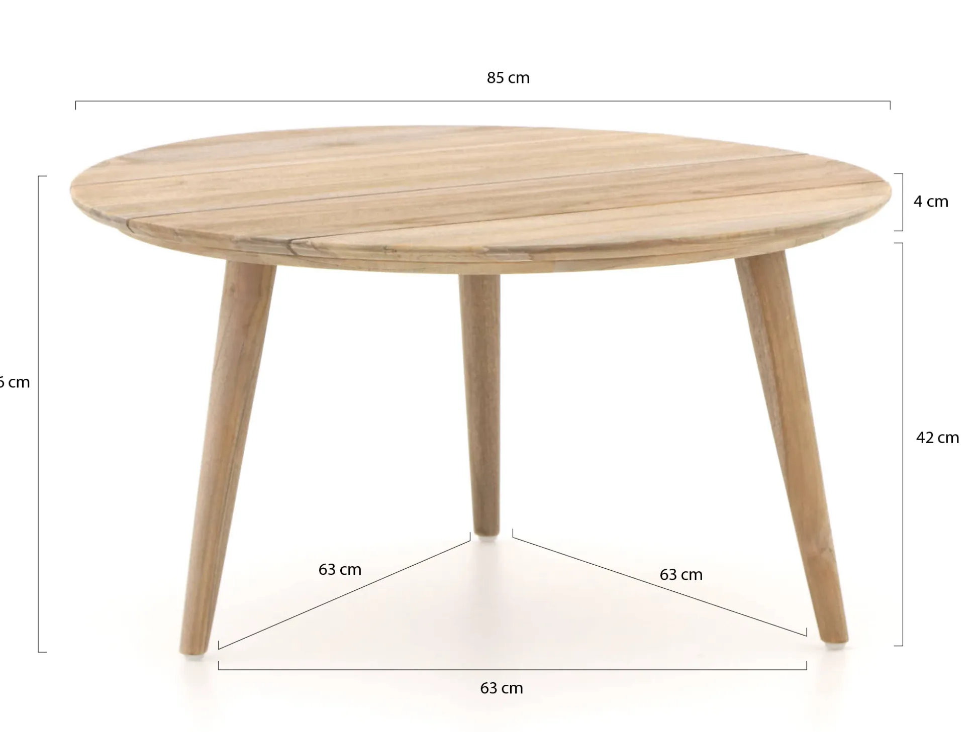 ROUGH-K lounge tuintafel ø 85cm