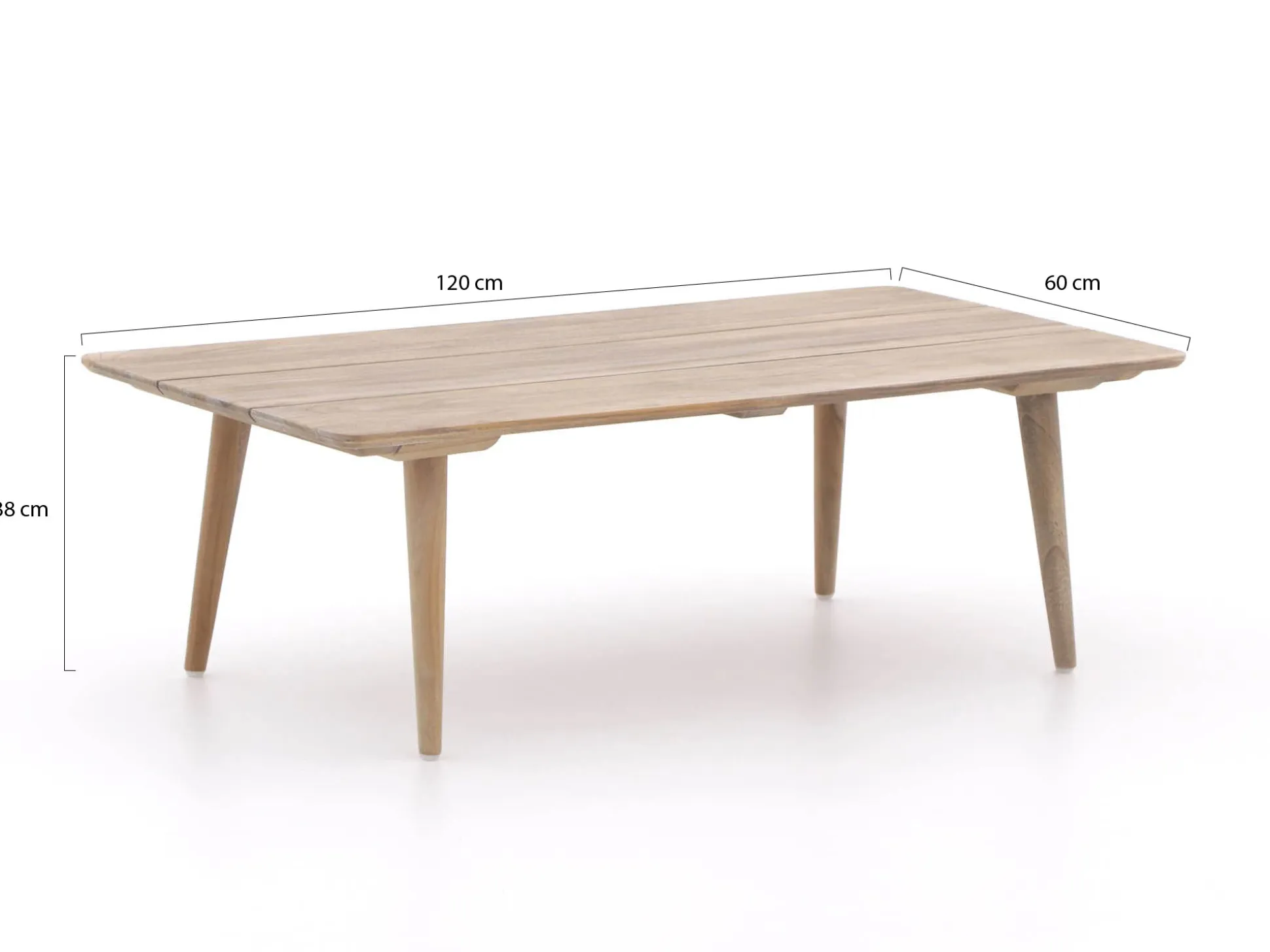 ROUGH-K lounge tuintafel 120x60x38cm