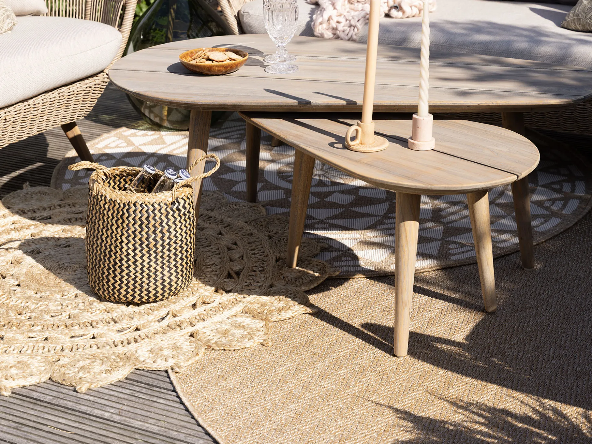 ROUGH-K lounge tuintafel 43x75x39cm