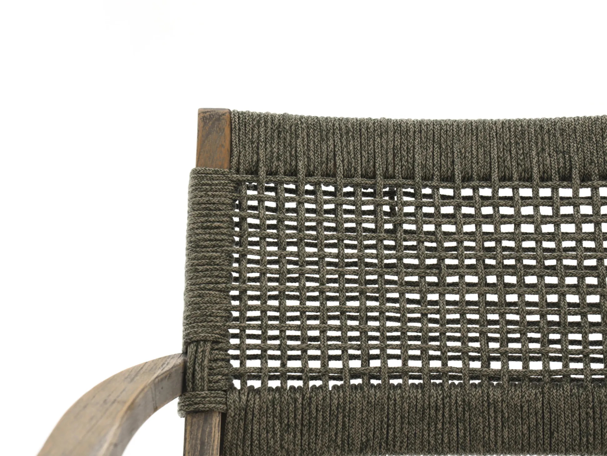 ROUGH-L Rope/ROUGH-S 90cm dining tuinset 3-delig stapelbaar