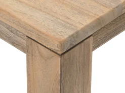 ROUGH-S 220cm dining tuinset met bank 5-delig stapelbaar