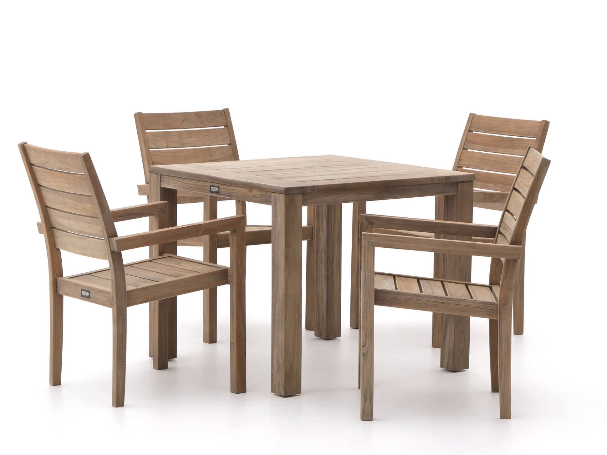 ROUGH-S dining tuinset 90cm 5-delig stapelbaar