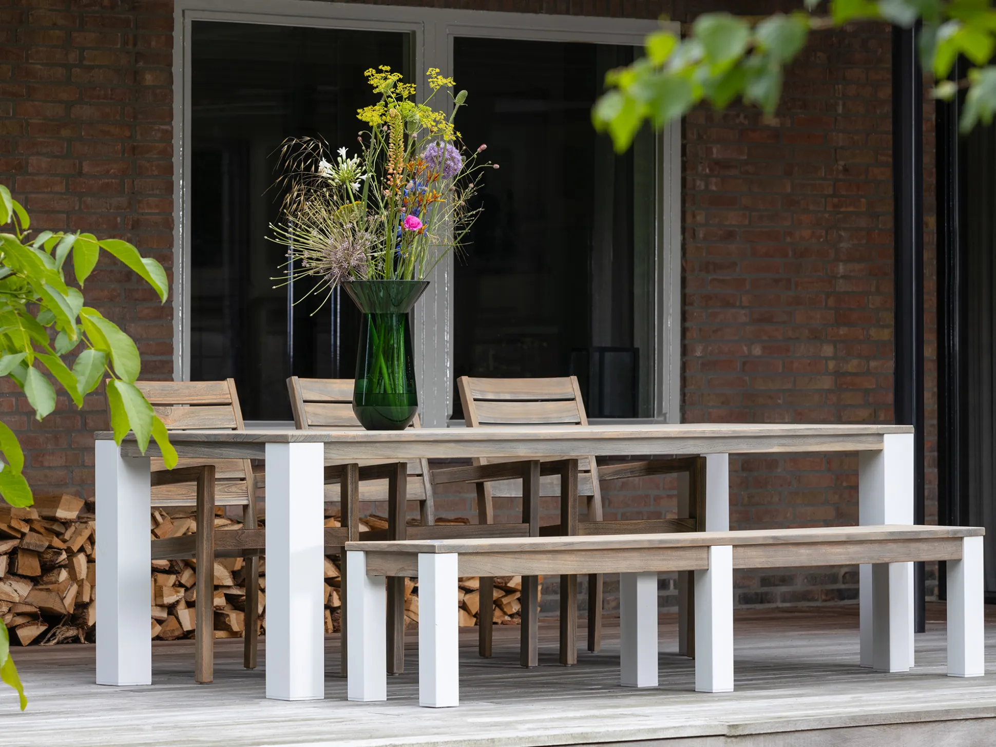 ROUGH-S dining tuinstoel stapelbaar