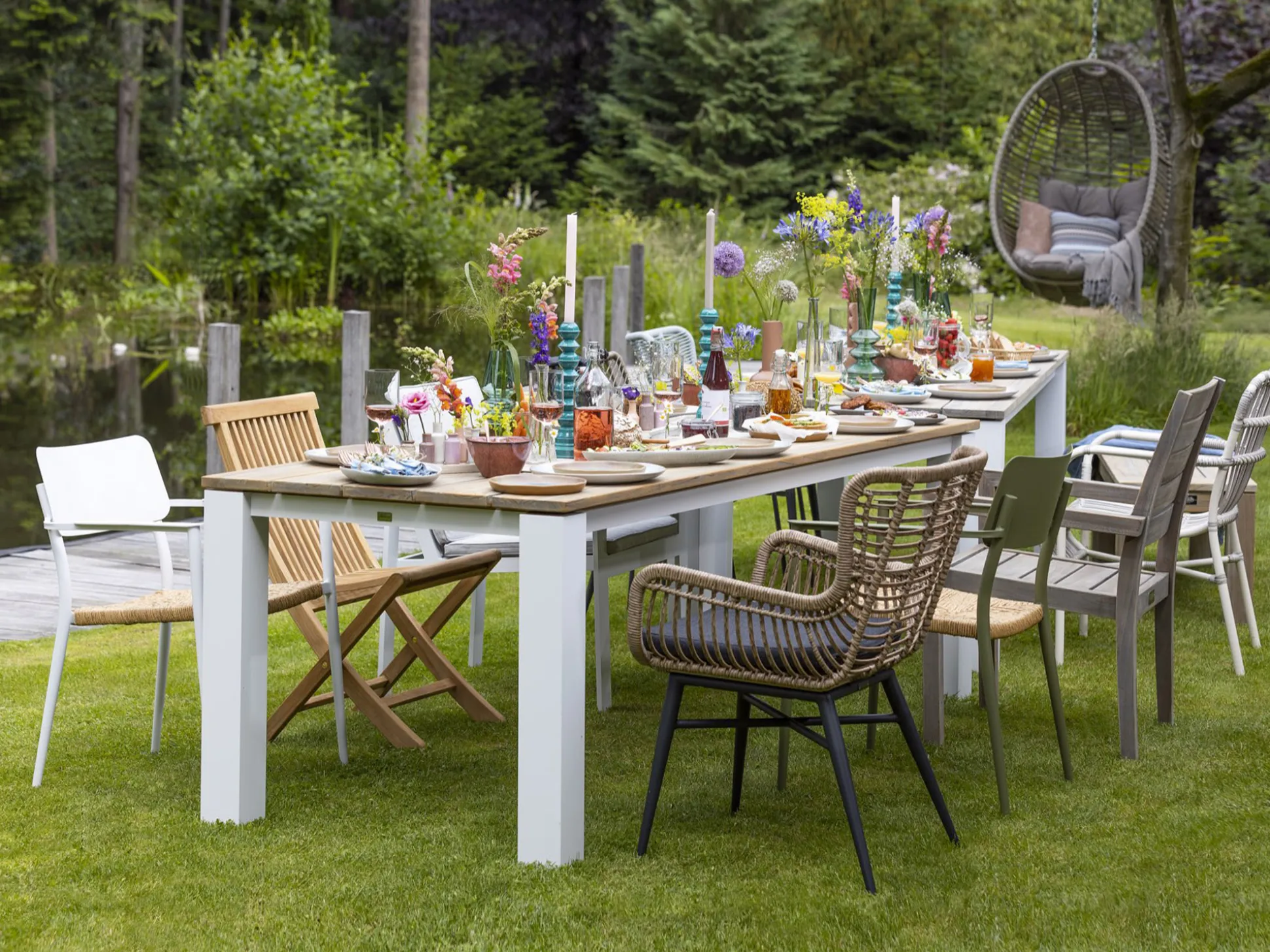 ROUGH-S dining tuinstoel stapelbaar