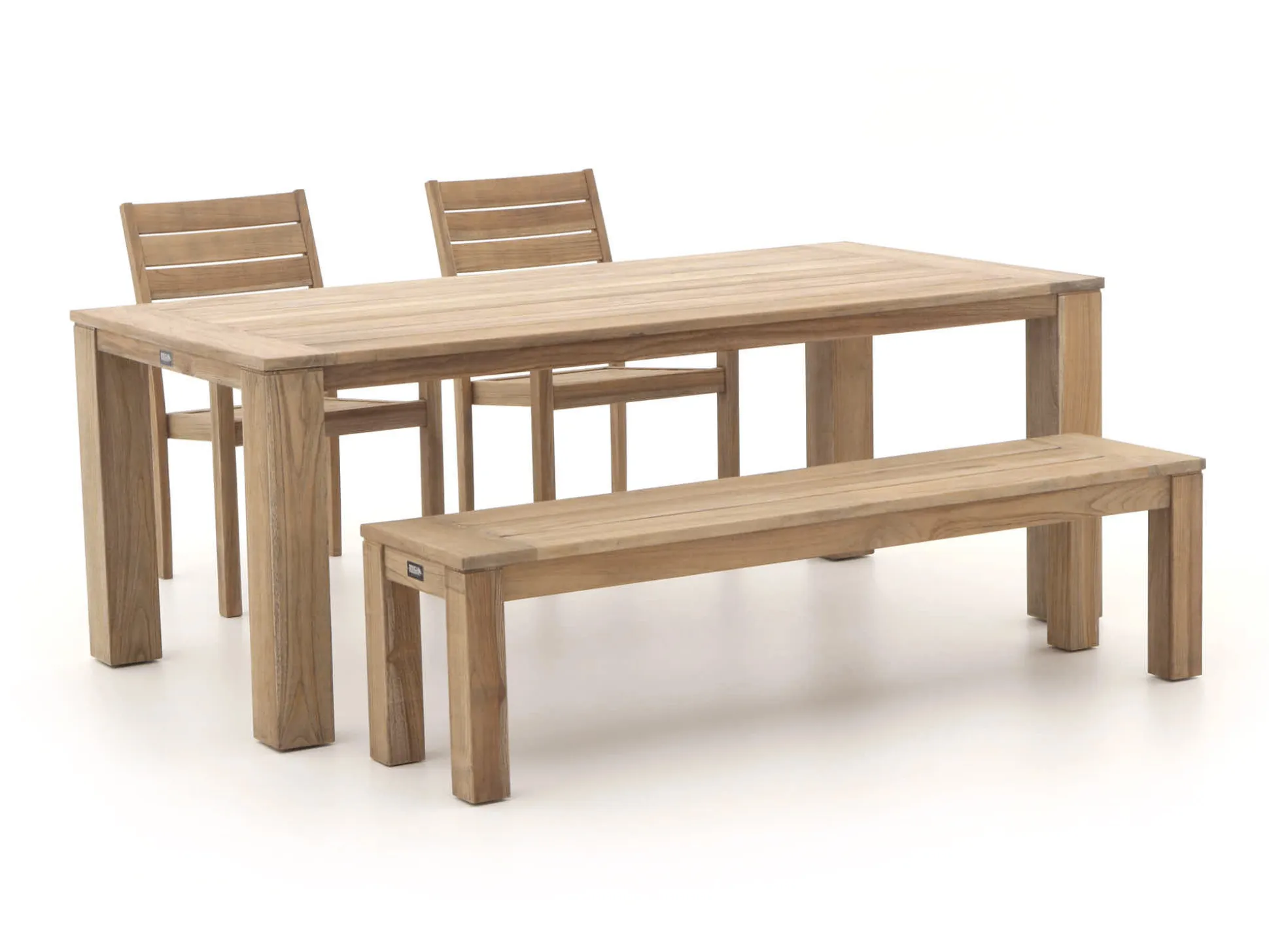 ROUGH-S/ROUGH-X 200cm dining tuinset 4-delig stapelbaar