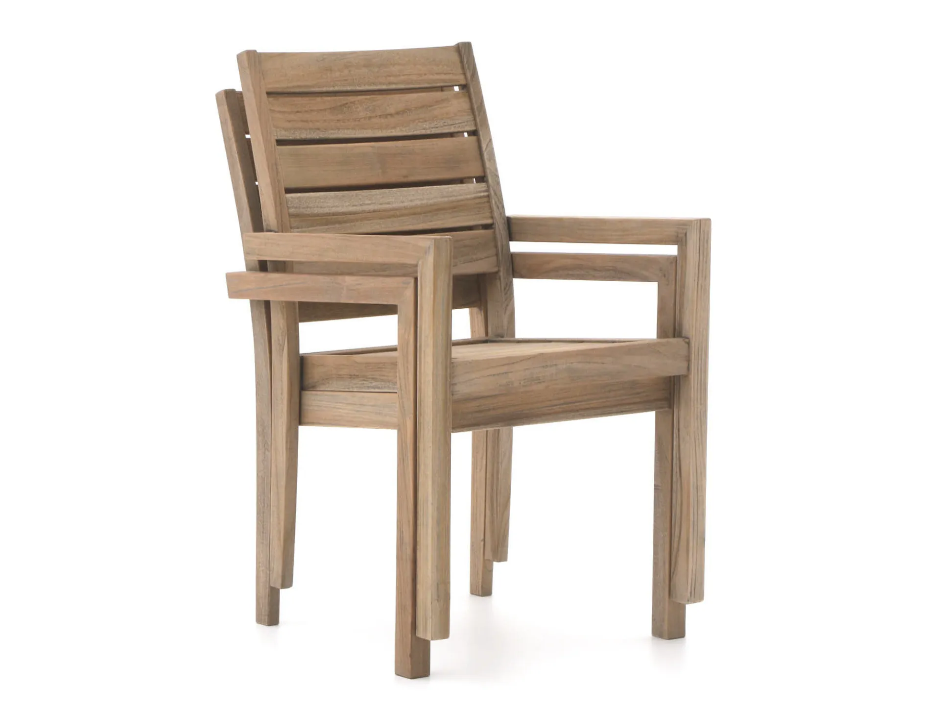 ROUGH-S/ROUGH-X 200cm dining tuinset 4-delig stapelbaar