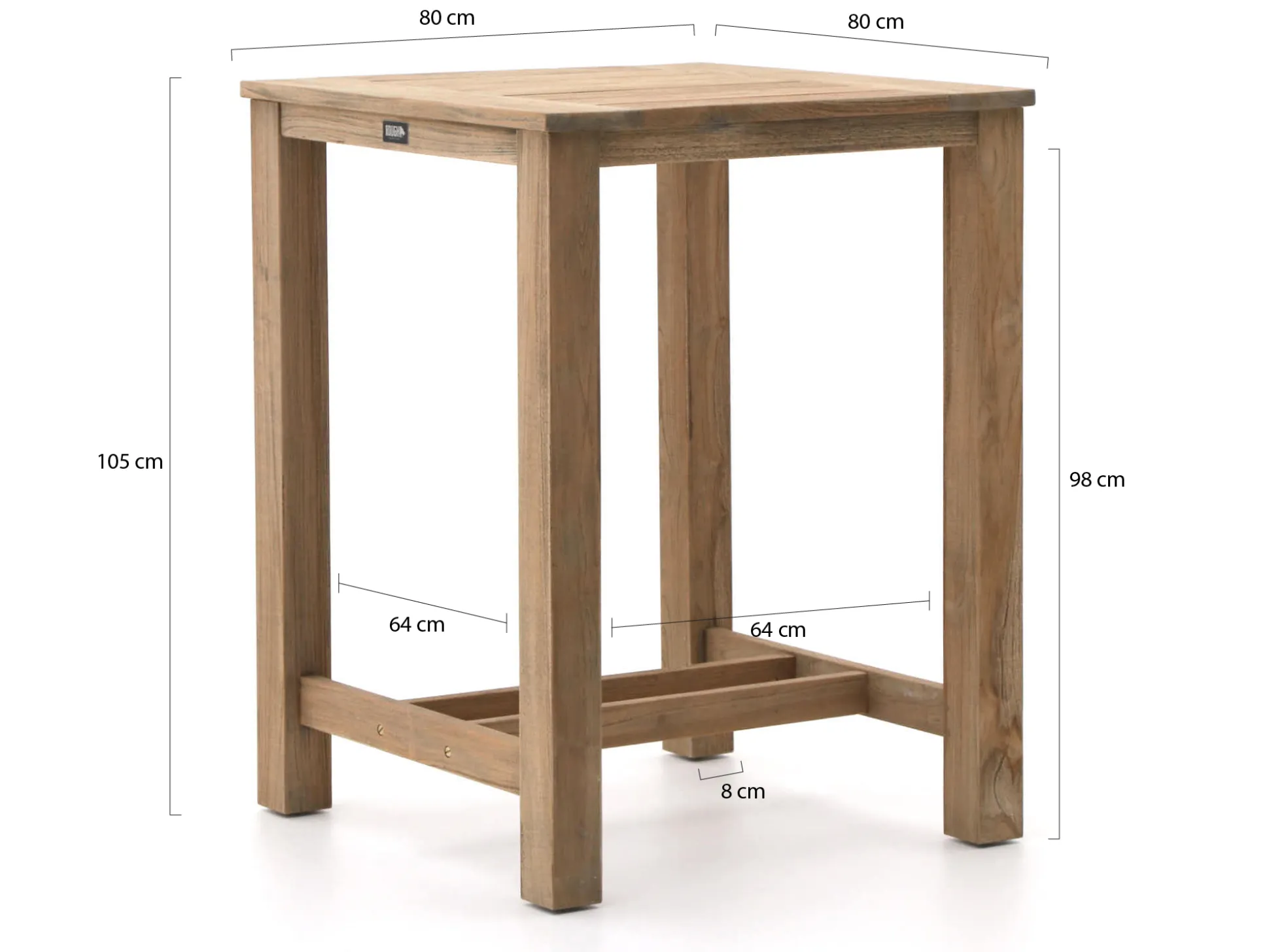ROUGH-X 80cm barset 3-delig