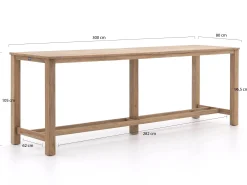 ROUGH-X 300cm barset 11-delig