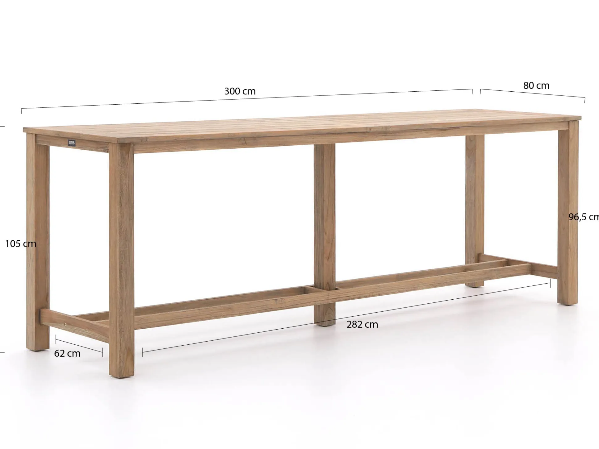 ROUGH-X 300cm barset 11-delig