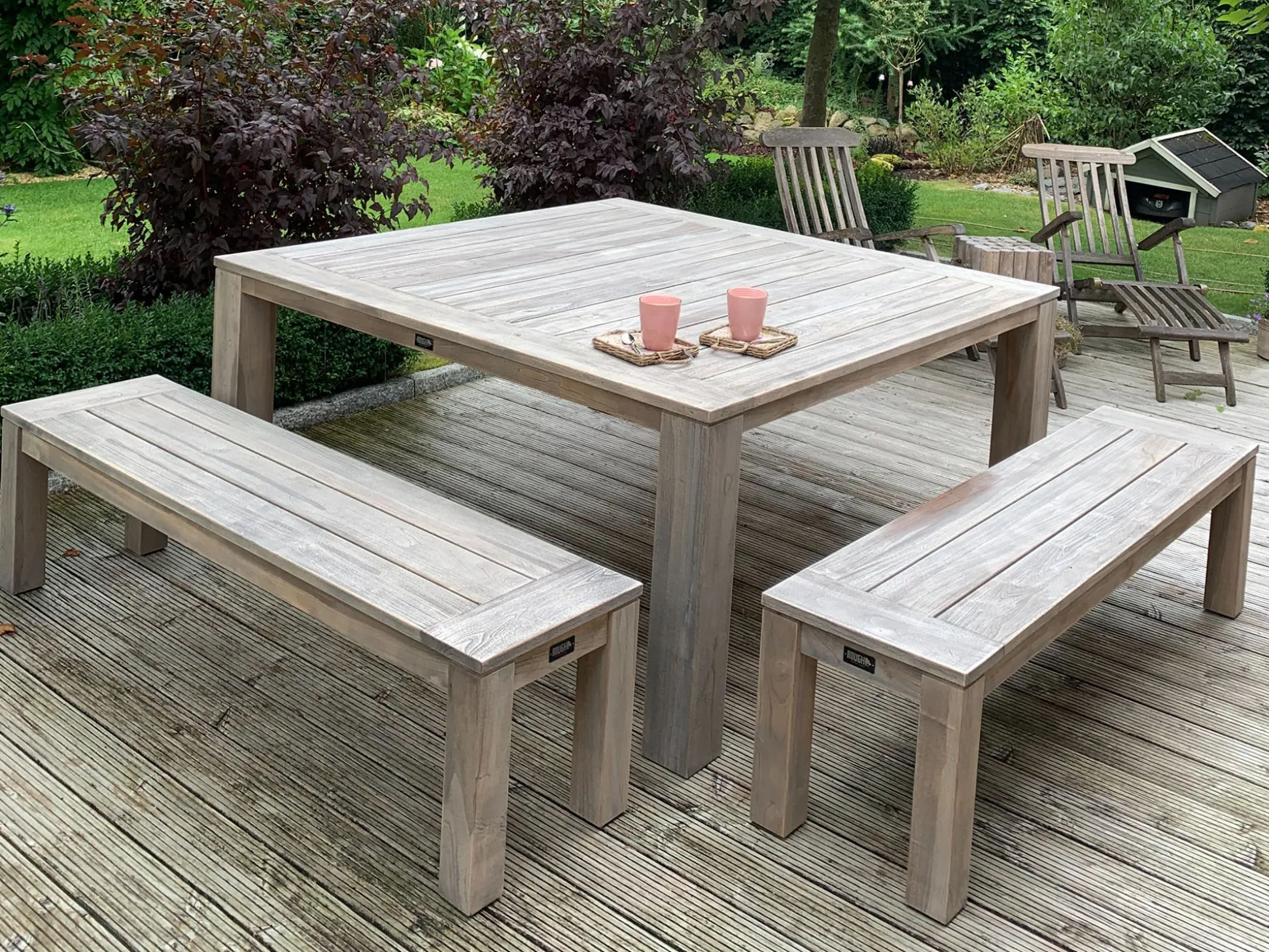 ROUGH-X dining tuintafel 170x170x76cm