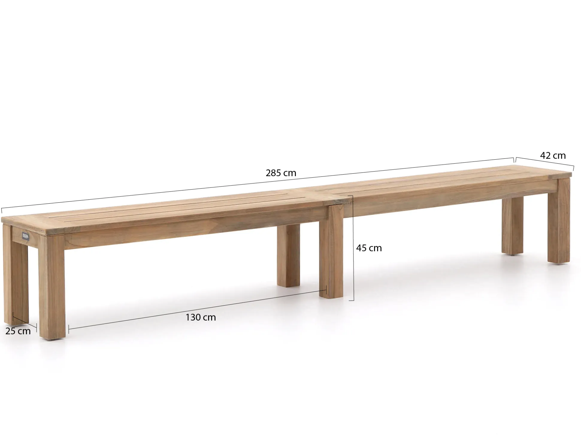 ROUGH-X picknickbank 285x42x45cm