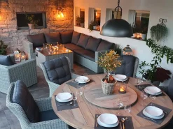 ROUGH-Y dining tuintafel ø 180cm (h:75cm)