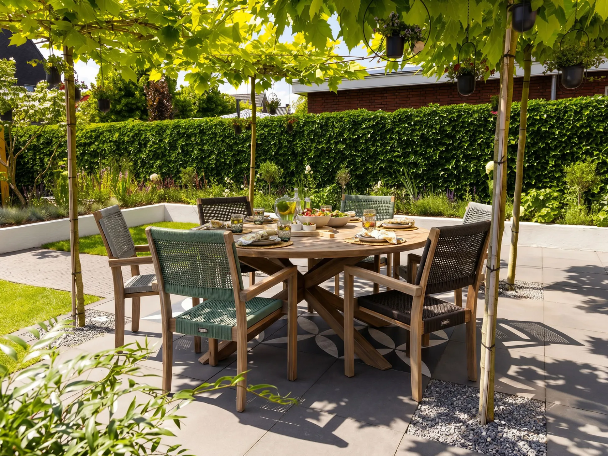ROUGH-Y dining tuintafel ø 180cm (h:75cm)