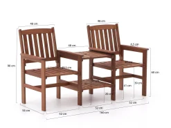 R&S Design Guarde duozit tete a tete 160cm