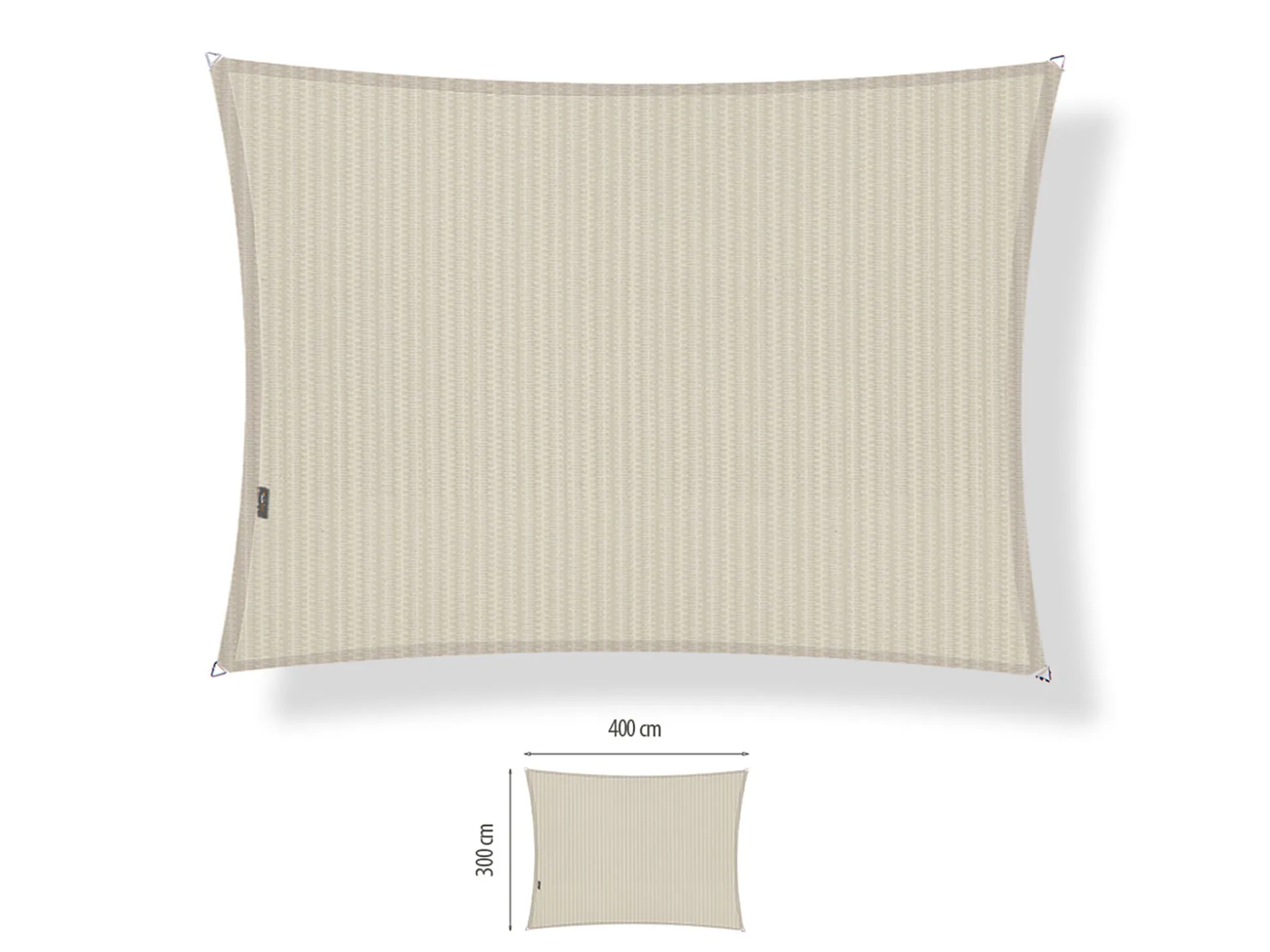 Shadow Comfort schaduwdoek rechthoek 300x400cm