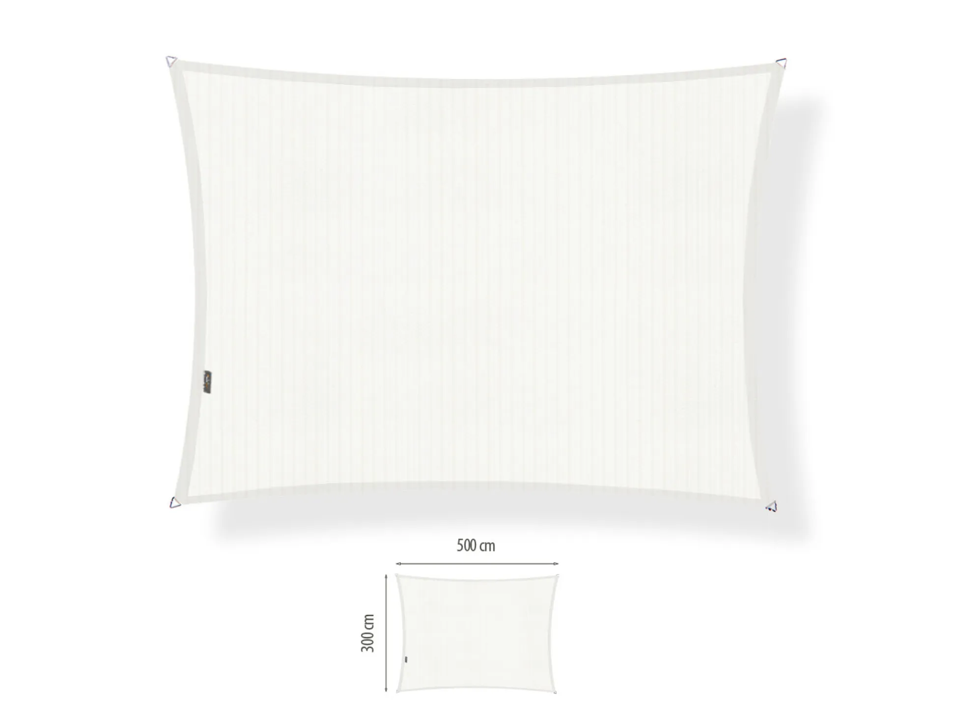 Shadow Comfort schaduwdoek rechthoek 300x500cm