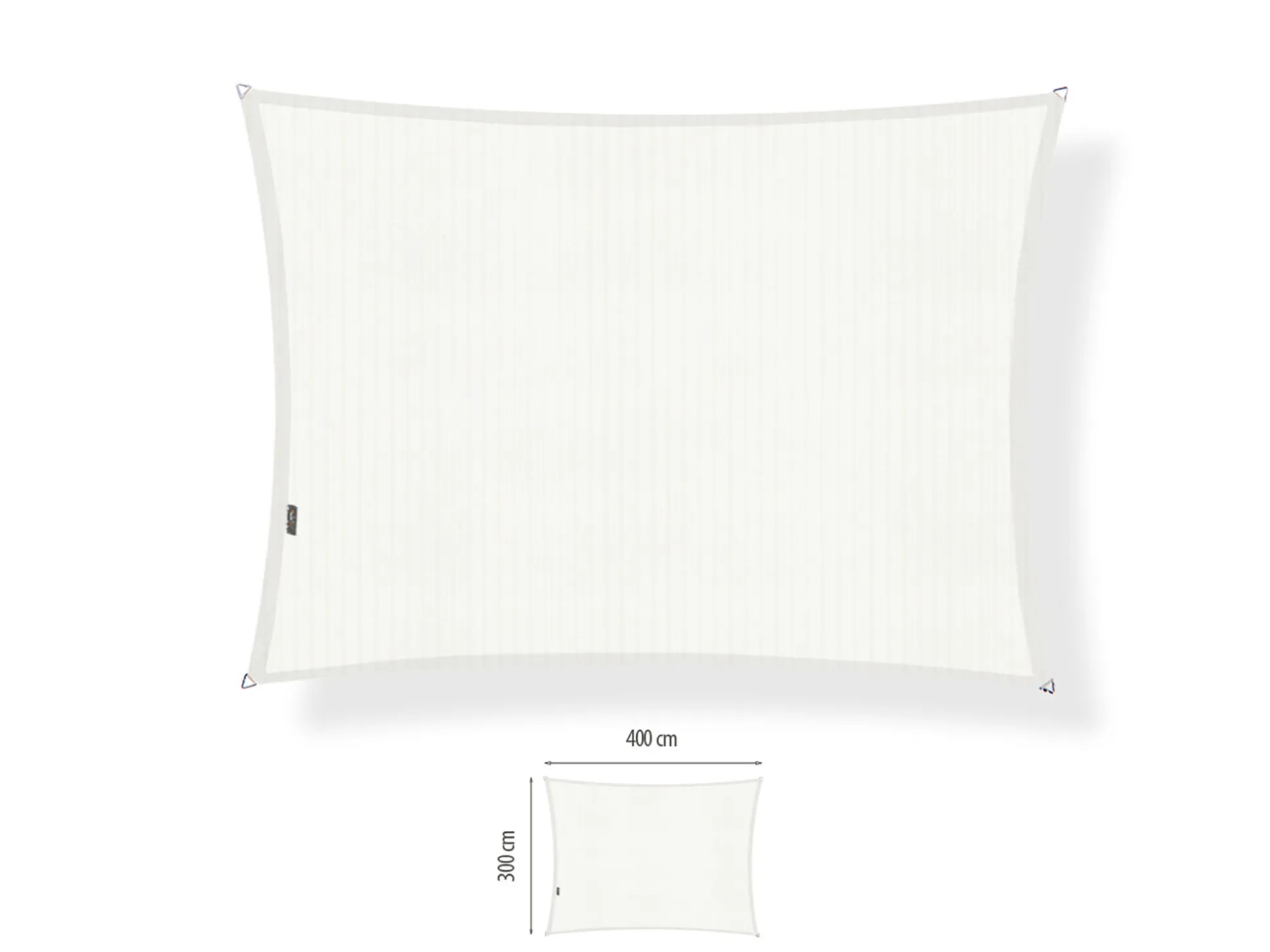 Shadow Comfort schaduwdoek rechthoek 300x400cm