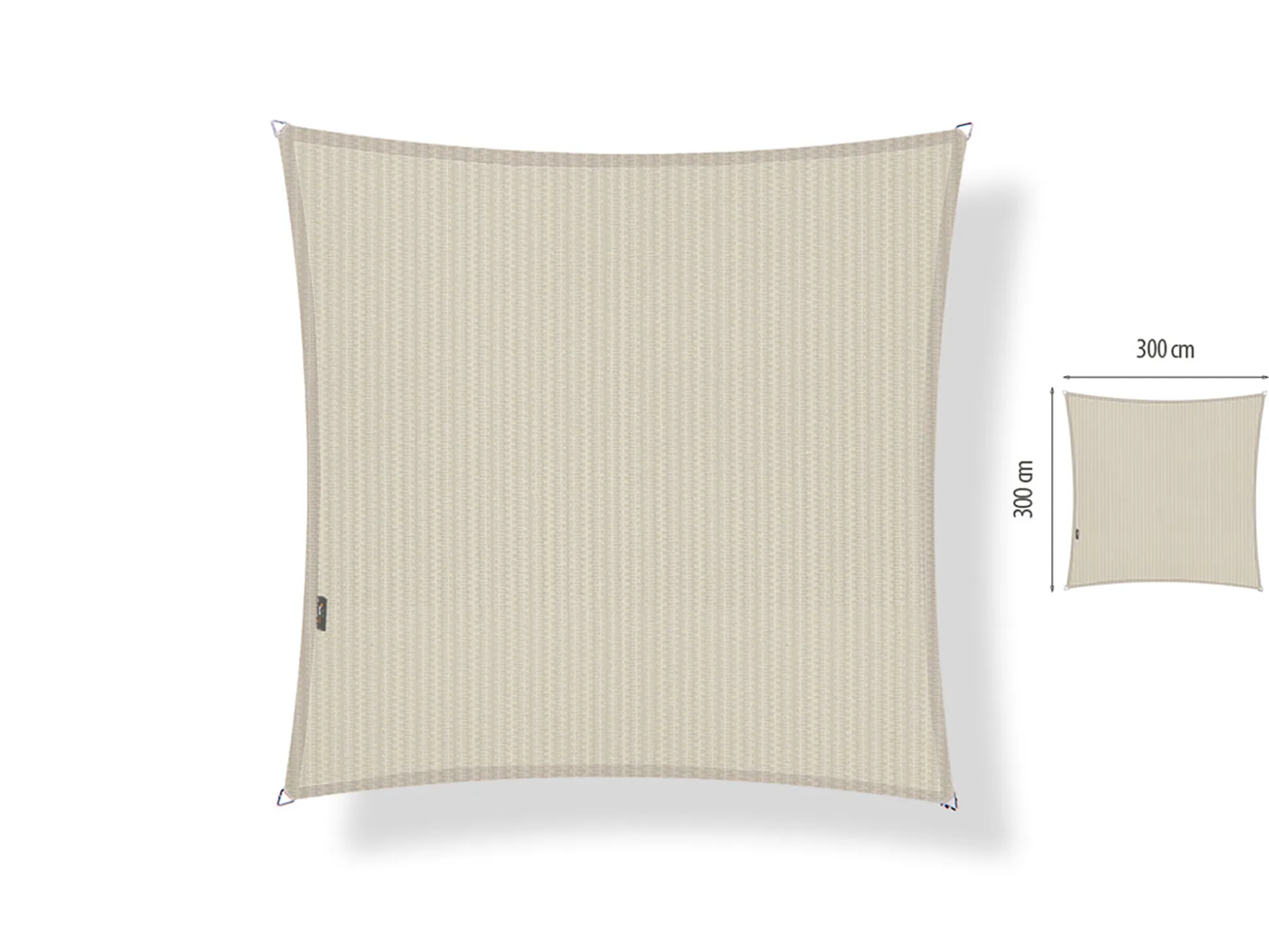 Shadow Comfort schaduwdoek vierkant 300x300cm