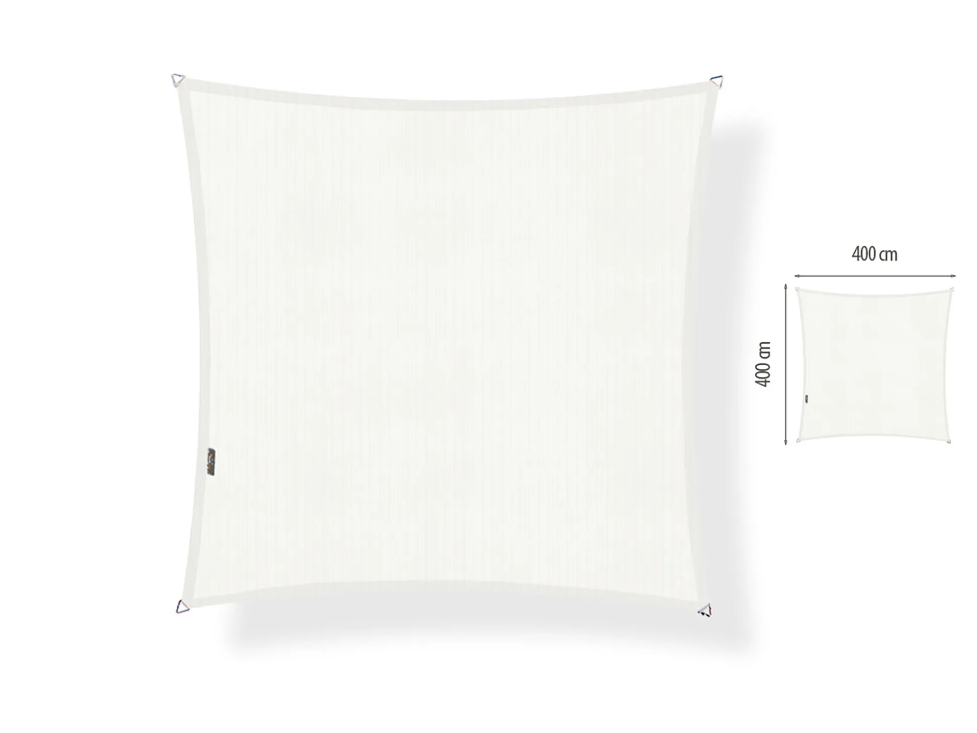 Shadow Comfort schaduwdoek vierkant 400x400cm