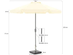 Shadowline Aruba parasol ø 250cm