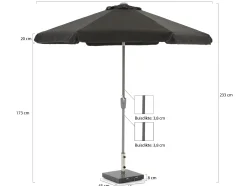 Shadowline Aruba parasol ø 250cm
